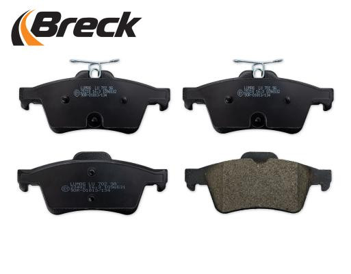 BRECK Bremsbelagsatz, Scheibenbremse